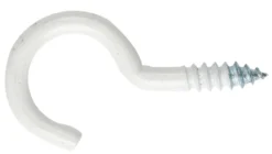 NKT Fasteners skruekrog hvid 5,0 x 65 mm 2 stk.