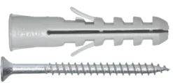NKT Fasteners standarddybel m/skrue 6 x 30 mm 10 stk.