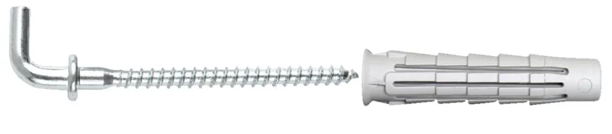 NKT Fasteners T6 universaldyvel m/vinkelkrog 6 x 30 mm 4 stk.