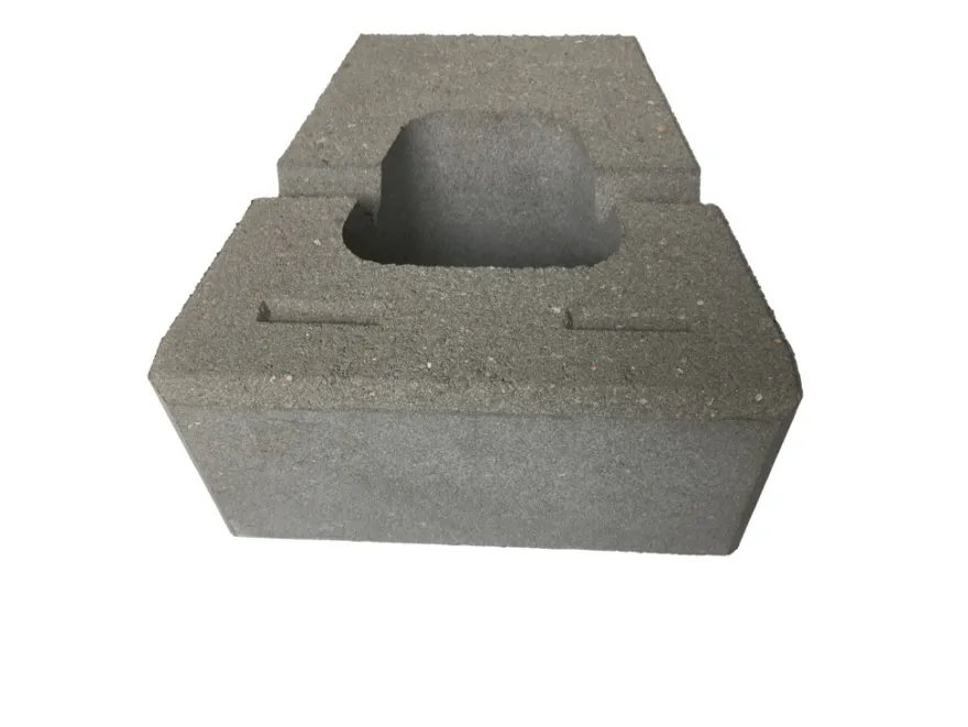 Nordic Block glat grå 30 x 30 x 15 cm