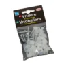 Nylonvridere med skruer, 25 stk.