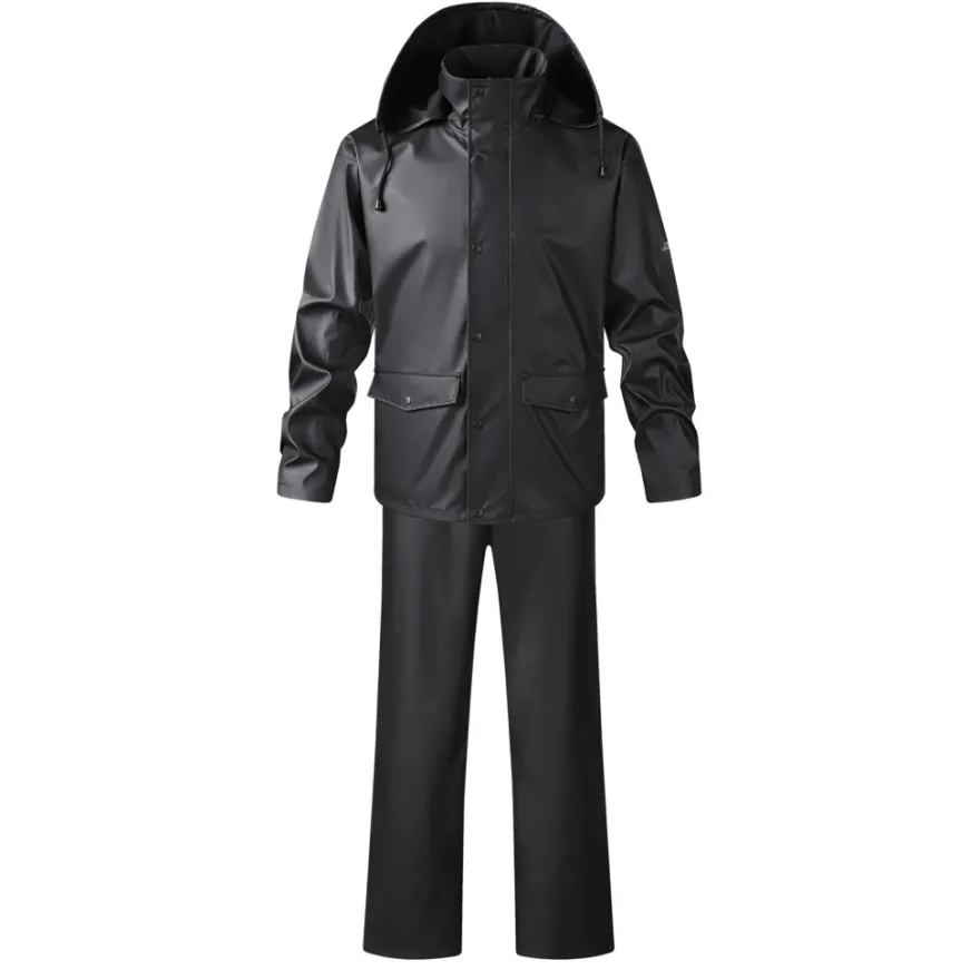 Oak Creek® regntøj unisex sort str. S
