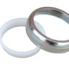Omløber 1 1/4" x 32 mm metal/krom