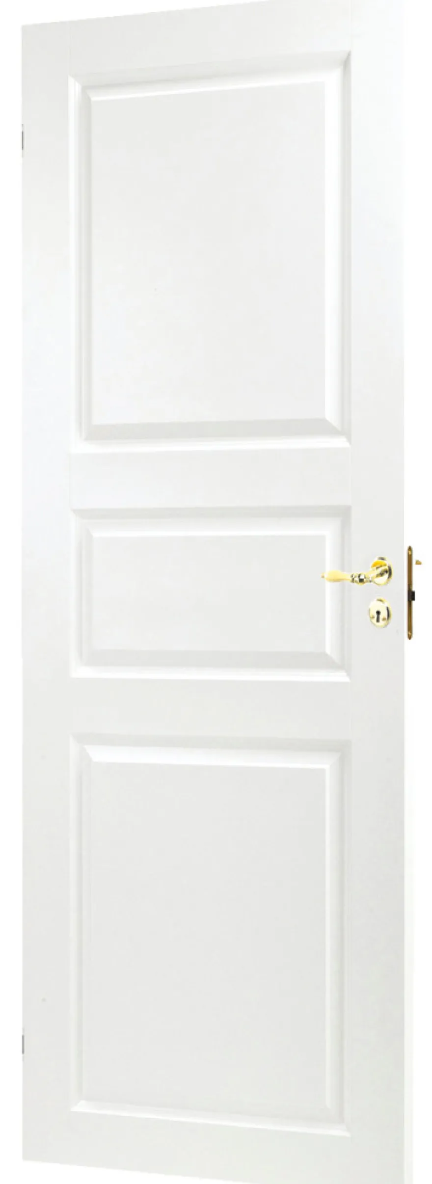 Optimal hvidmalet formpresset dør 62,5 x 204 cm