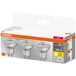 Osram LED Base PAR16 GU10 4,3 W 3-pk.