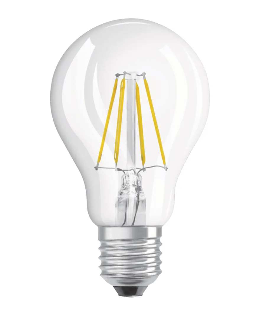 Osram LED Base standardpære E27 4 W 2-pk.