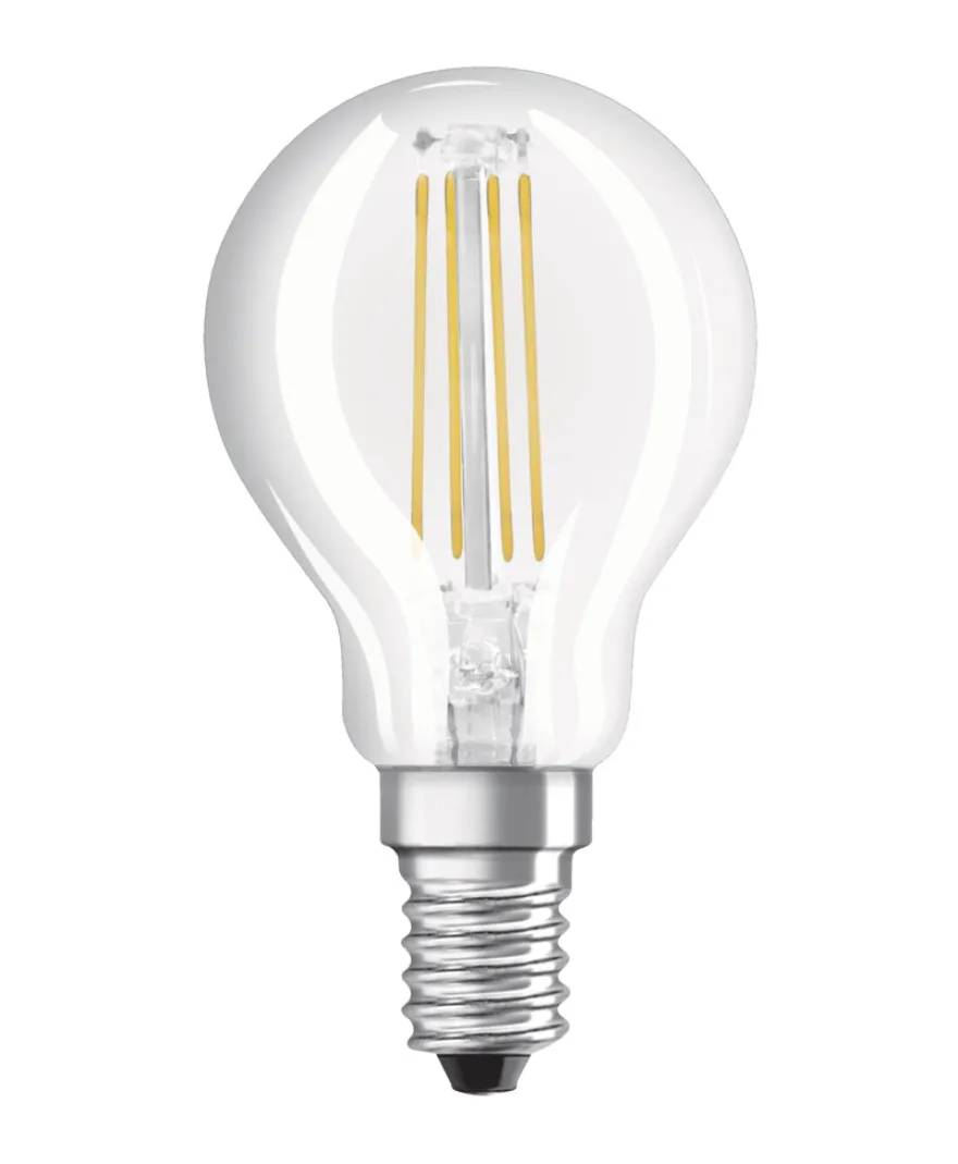 Osram LED kronepære E14 4 W 2-pk.