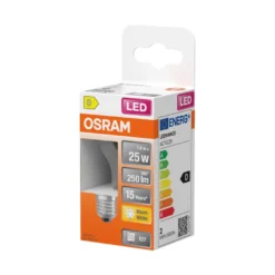 Osram LED Star Classic klar kronepære E27 2,5 W