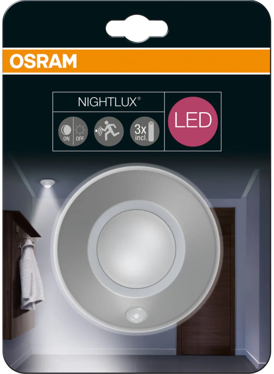 Osram Ledvance Nightlux sensor loftslampe batteridrevet