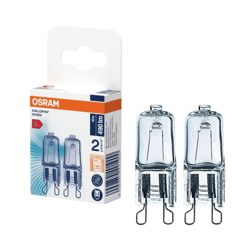 Osram ovnpære G9 40 W 2-pk.
