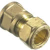 Overgangsmuffe til kobberrør/PEX 1/2" x 15 mm