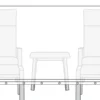 Overtræk til havemøbelsæt L170 x B130 x H85 cm - Sunlife®