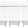 Overtræk til havemøbelsæt L220 x B130 x H85 cm - Sunlife®