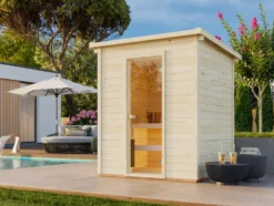 Palmako Eir sauna m/ovn 183 x 203 cm