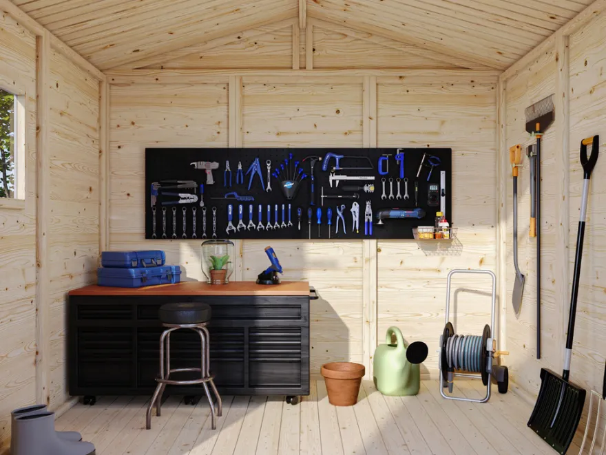 Palmako redskabsrum Aksel 1 - 243 x 190 cm