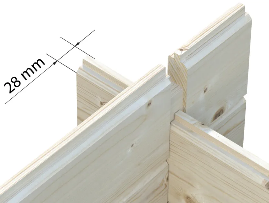 Palmako redskabsrum Petra 1 250 x 250 cm