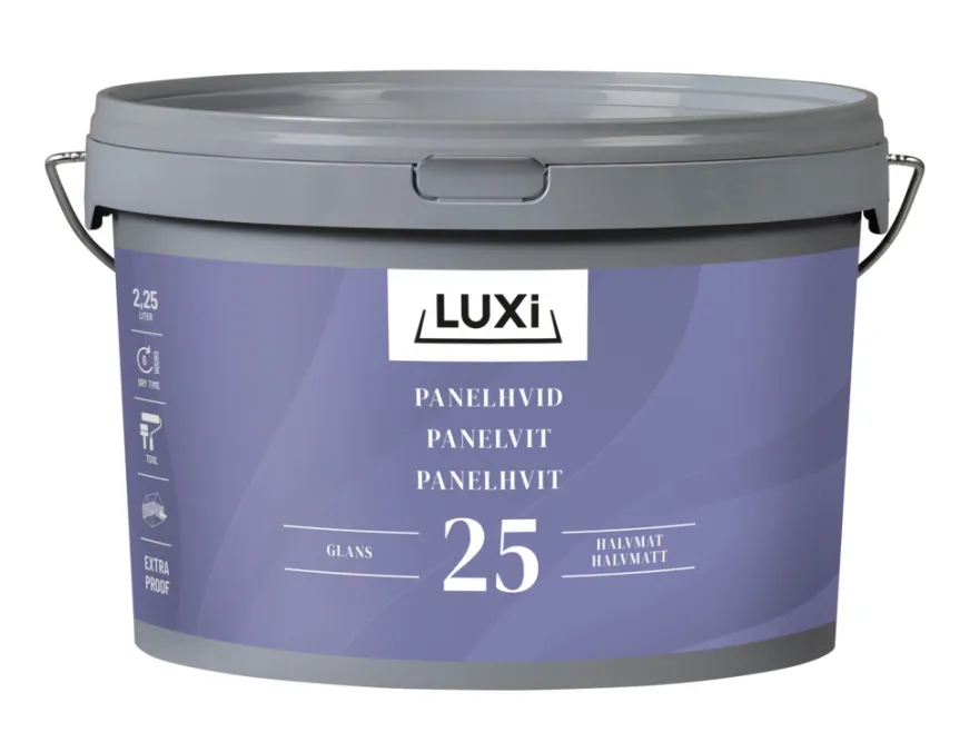 Panelhvid ekstra robust 2,25 liter - LUXI®