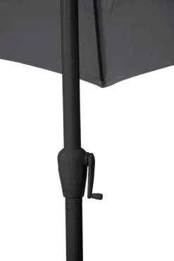 Parasol Arizona grå m/krank og tilt Ø300 cm - Sunlife®