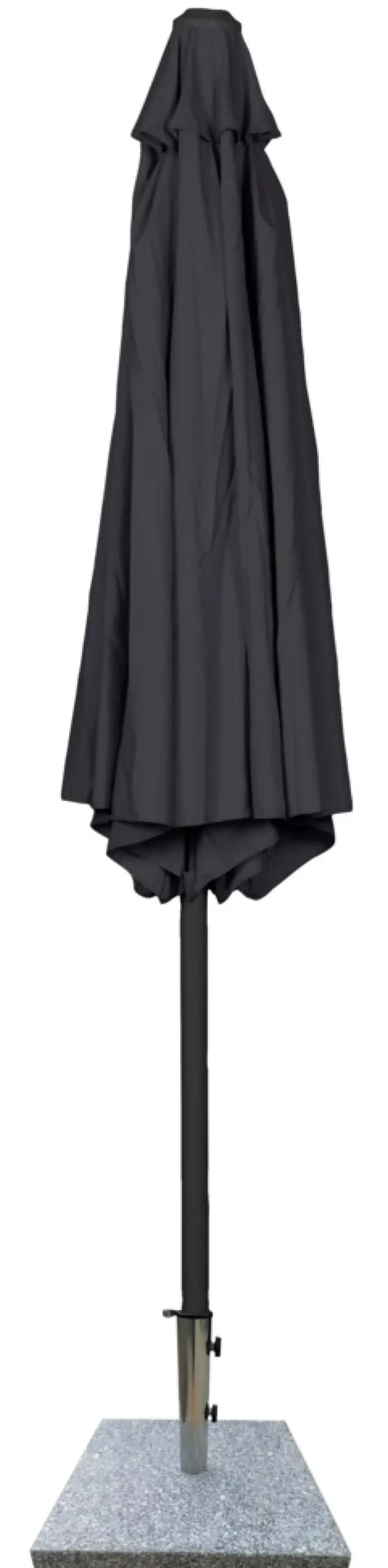Parasol Arizona sort m/krank & tilt Ø300 cm - Sunlife®