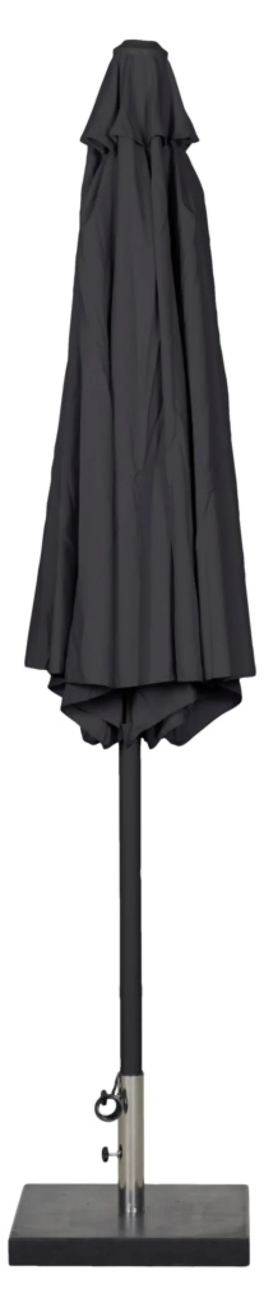 Parasol Arizona sort m/krank & tilt Ø300 cm - Sunlife®