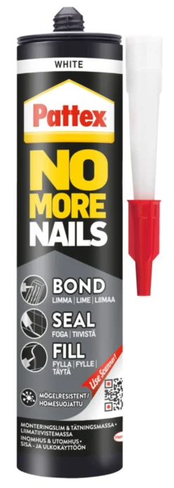 Pattex No More Nails Bond-Seal-Fill hvid 280 ml