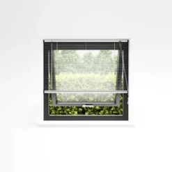 Persienne aluminium hvid 90 x 130 cm