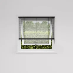 Persienne aluminium sort 80 x 130 cm