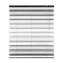 Persienne aluminium sort 110 x 130 cm