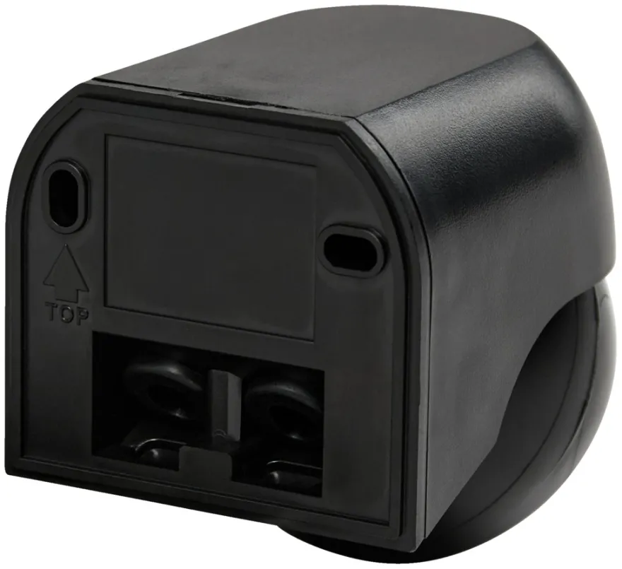 PIR-sensor 180° indendørs/udendørs sort - Elworks