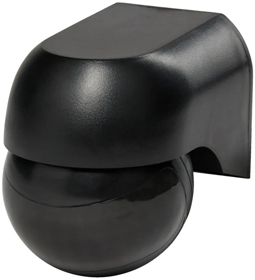 PIR-sensor 180° indendørs/udendørs sort - Elworks