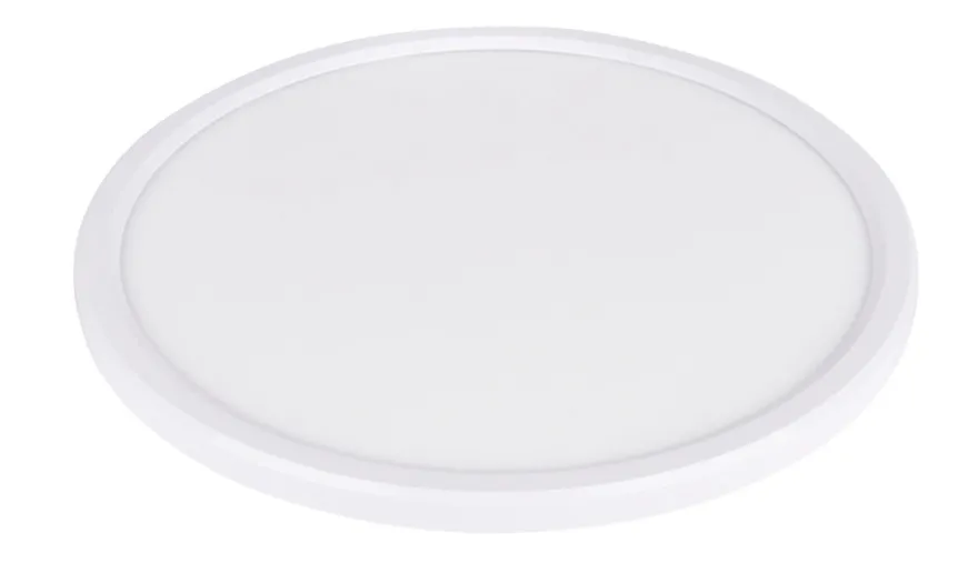 Plafond slim hvid Ø30 cm inkl. 15 W LED-pære