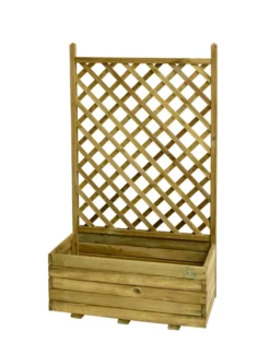 Plantekasse med espalier