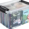 Plast1 plastboks m/låg klar - SystemBox 32