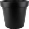 Plastkrukke sort Ø45 x H41 cm