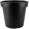 Plastkrukke sort Ø40 x H35,9 cm