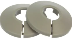Plastroset 3/8" grå - 2 stk.