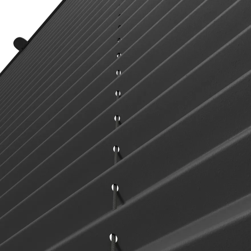 Plisségardin Touch Up & Down sort 90 x 210 cm