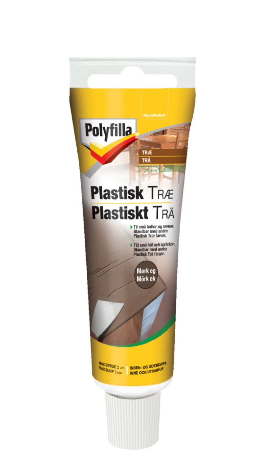 Polyfilla plastisk træ mørk eg 50 ml