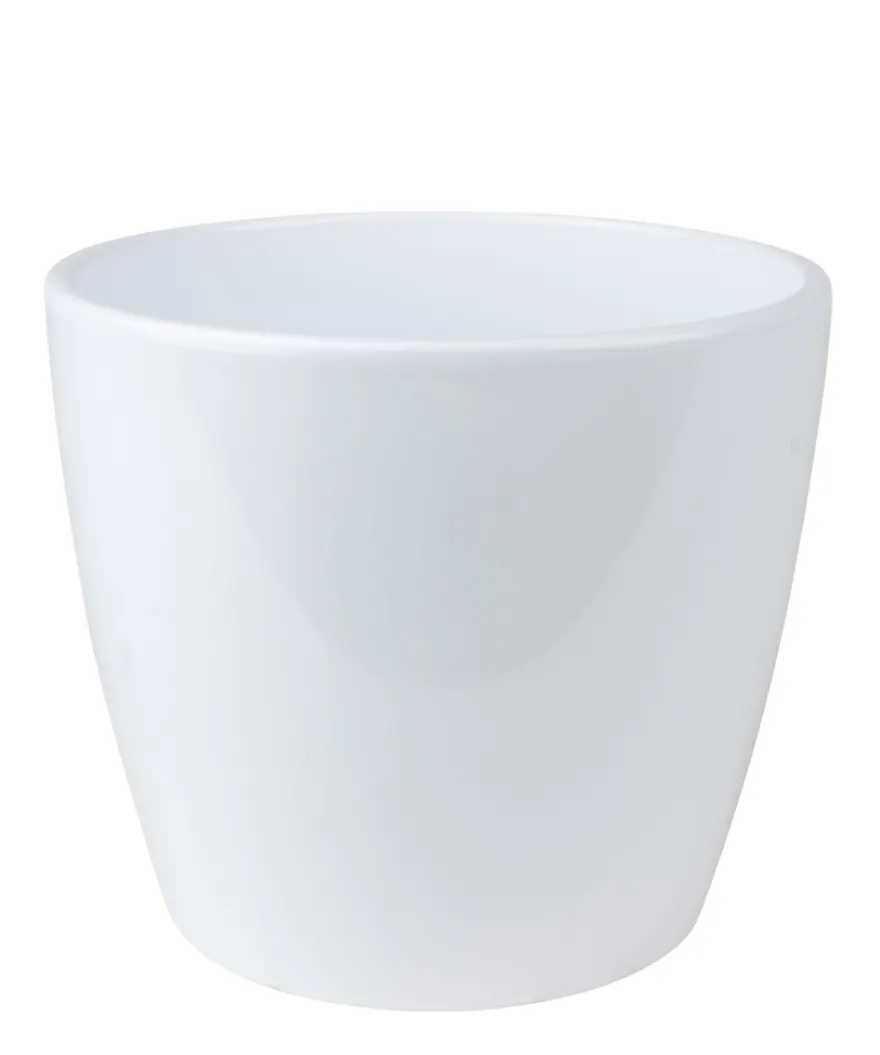 Potteskjuler Maja hvid Ø15 cm