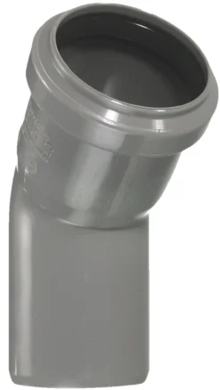 PP bøjning grå 75 mm x 45 gr.