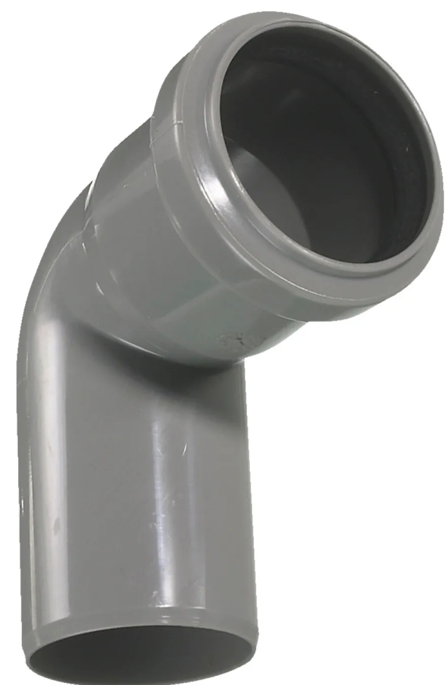 PP bøjning grå 50 mm x 87 gr.