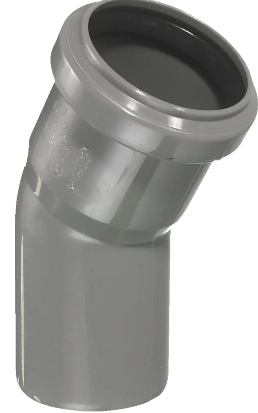 PP bøjning grå 75 mm x 30 gr.