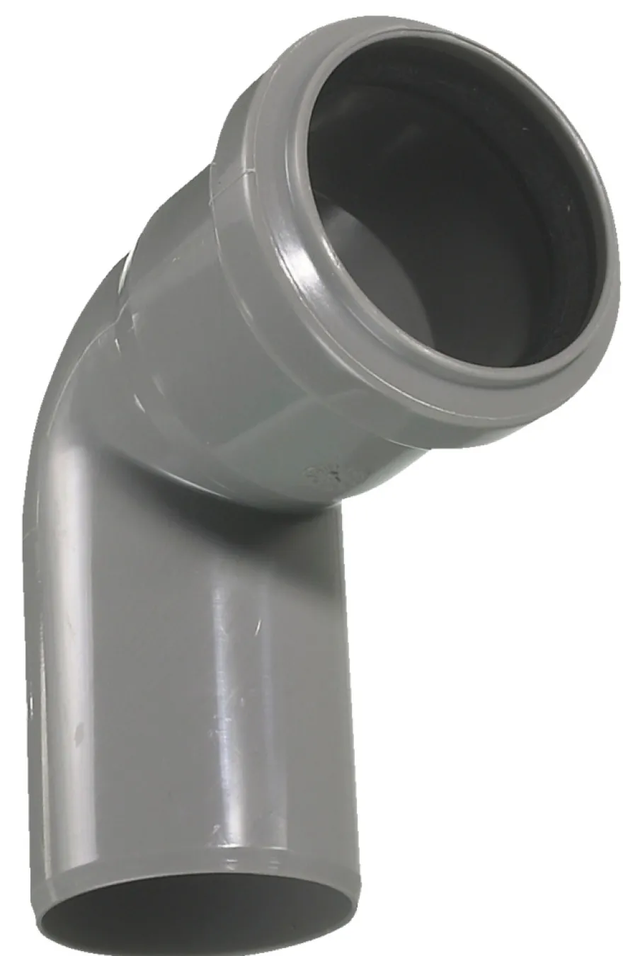 PP bøjning grå 40 mm x 87 gr.