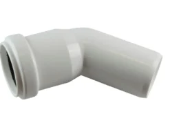PP bøjning hvid 32 mm x 45 gr.