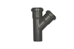 PP grenrør grå 50 mm x 45 gr