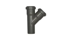PP grenrør grå 40 mm x 45 gr