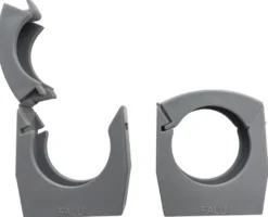 PP rørholder grå 32 mm 2-pk.