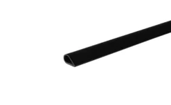 Profilliste ombuk sort pvc 1000 mm
