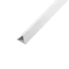 Profilliste ombuk trekantet hvid pvc 1000 mm