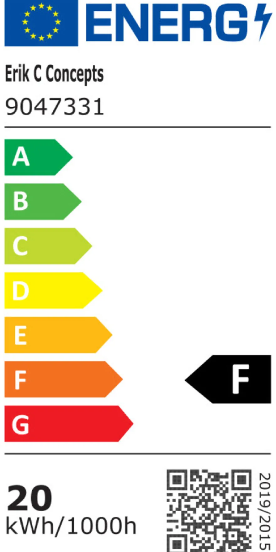 Projektør inkl. 20 W LED-pære sort